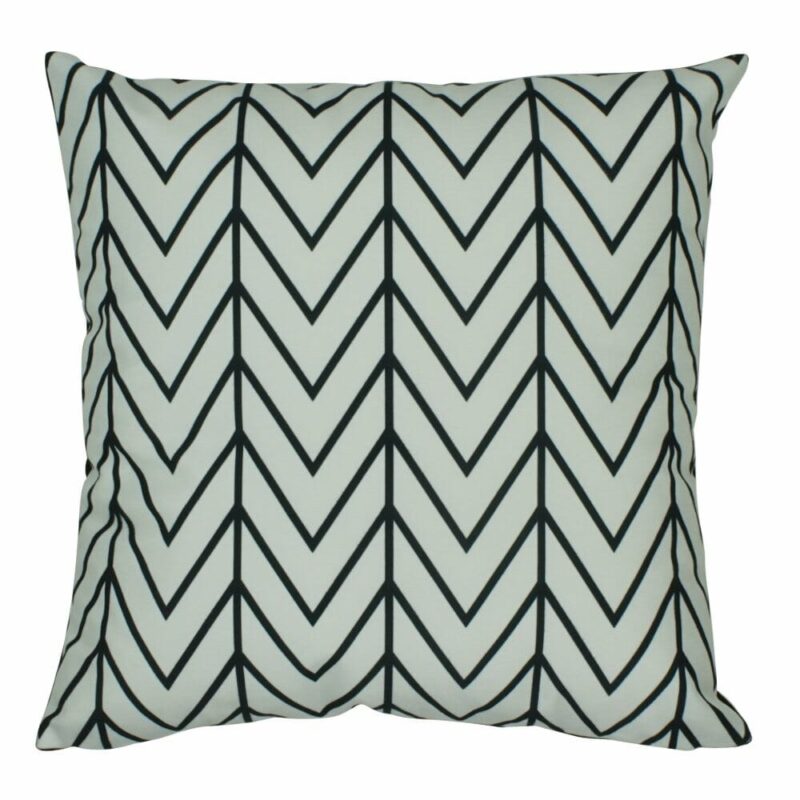Black and White Chevron Cushion Cover - 45x45cm - SC388 Patterned cushion cover in Black and White Chevron - 45x45cm