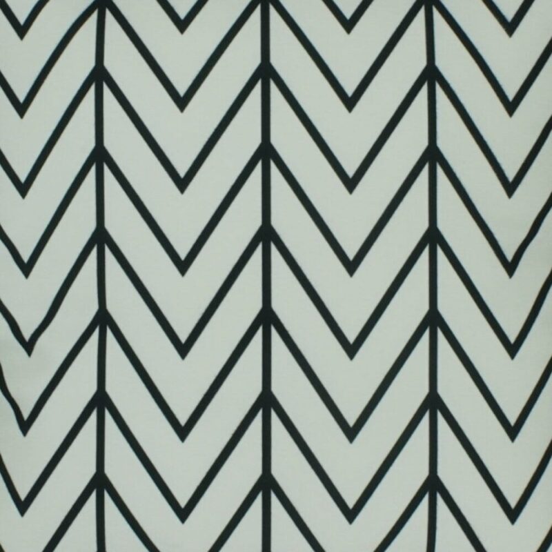 closer look at a Chevron cushion in Black and White colours- 45x45cm