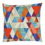 cushion cover in Multi Colour Geometric pattern - 45x45cm