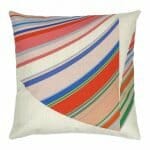 cushion cover in Multi colour Lines pattern - 45x45cm