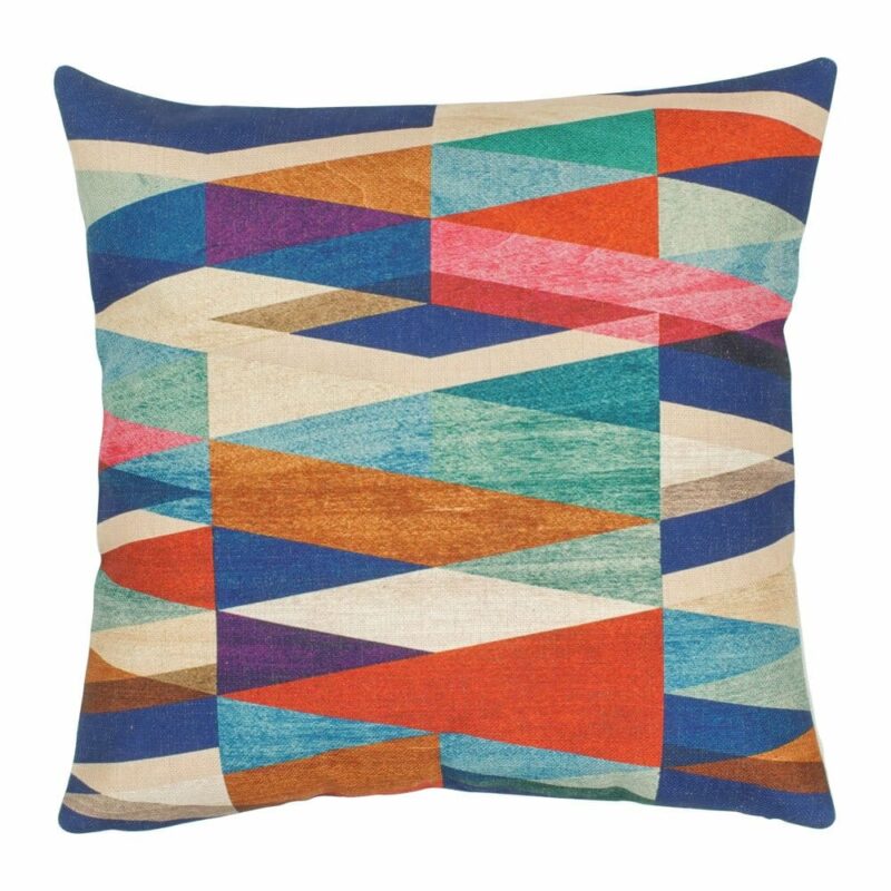 Multi colour Abstract Cushion Cover - 45x45cm - SC357 cushion cover in Multi colour Abstract pattern - 45x45cm