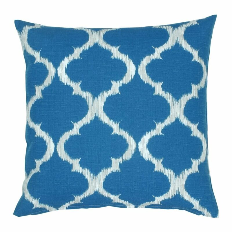 Blue Trellis Outdoor Cushion Cover SC319 Outdoor cushion cover in Blue Trellis pattern