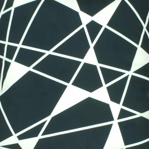 closer look at a cushion in Black and White Geometric pattern - 45x45cm