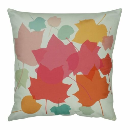 cushion cover in Multi Colour Maple Leaf pattern - 45x45cm