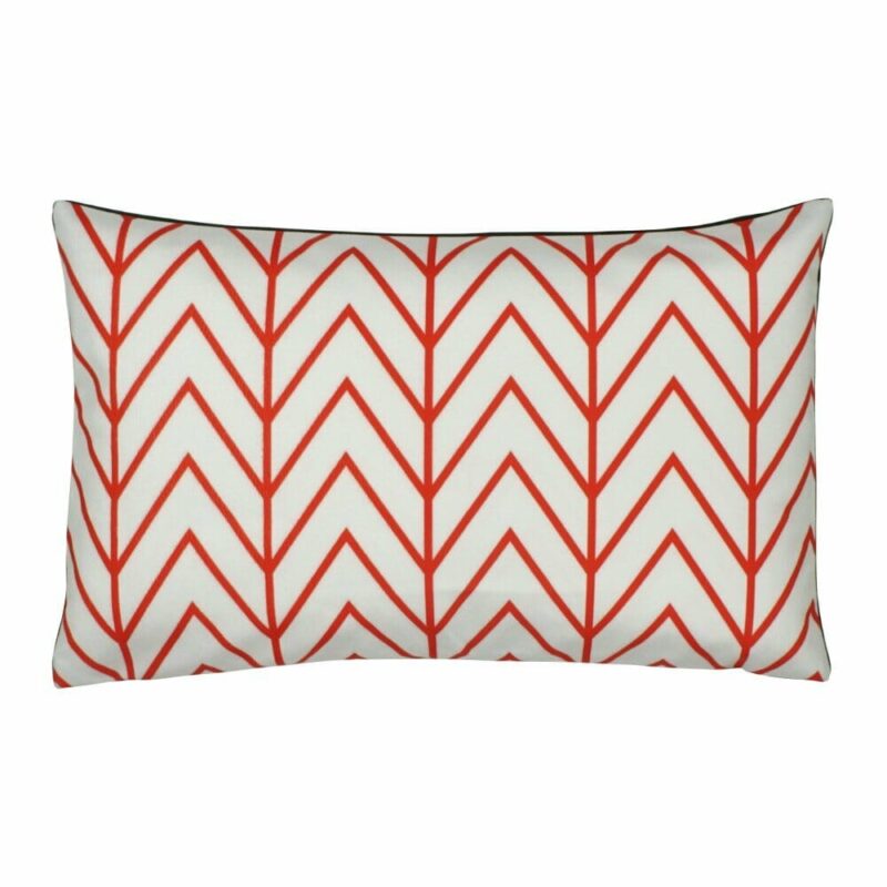 Red Thin Chevron Rectangular Cushion Cover SC420-30 rectangular cushion in Red Thin Chevron pattern