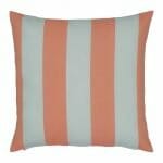 Outdoor cushion cover in Punch Stripe pattern