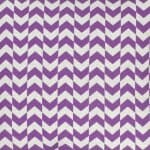 closer look at Cushion in Purple Chevron pattern - 45x45cm