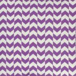 closer look at Cushion in Purple Chevron pattern - 45x45cm