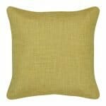 a square cushion in gold colour - 45cm x 45cm