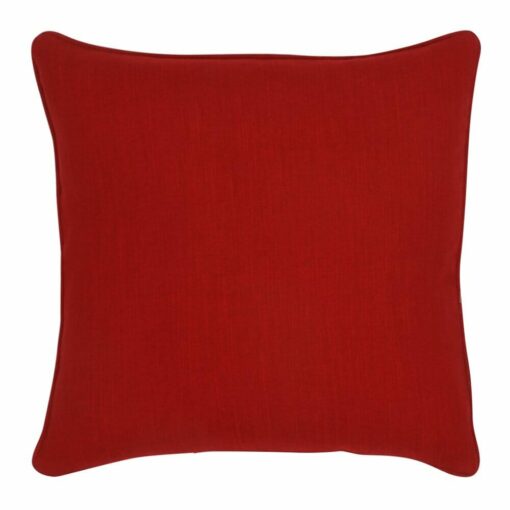 a cushion in crimson red colour. - 45cm x 45cm