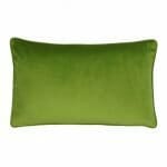 a rectangular shape cushion in pear green colour.