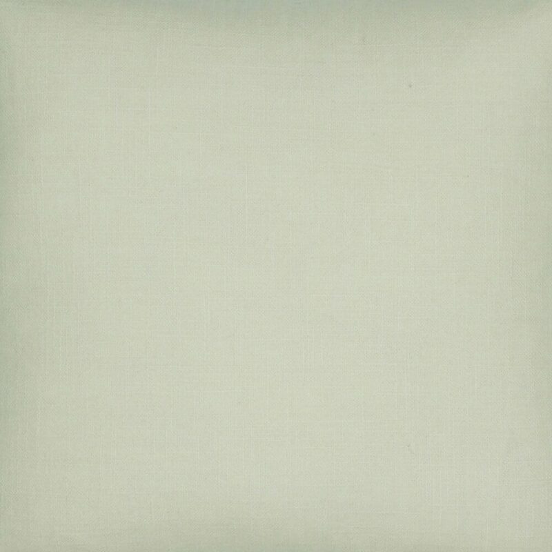 closer look at outdoor cushion cover in light grey.
