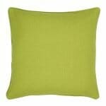 outdoor cushion in lime green.