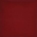 closer look at outdoor cushion cover in dark red