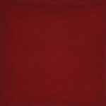 closer look at outdoor cushion cover in dark red