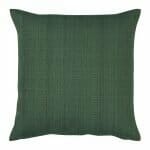 outdoor cushion with cotton linen fabric in fern green colour - 45x45cm