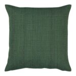 outdoor cushion with cotton linen fabric in fern green colour - 45x45cm