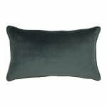 a rectangular cushion on spruce blue colour.