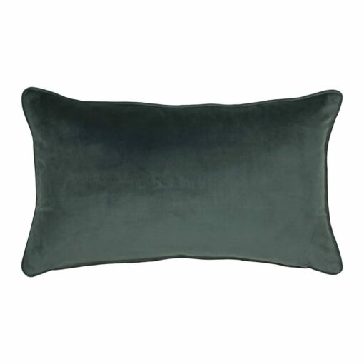 a rectangular cushion on spruce blue colour.