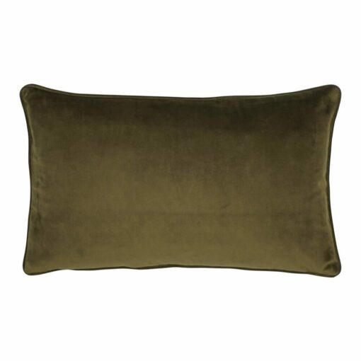 a rectangular cushion cover in brown colour.