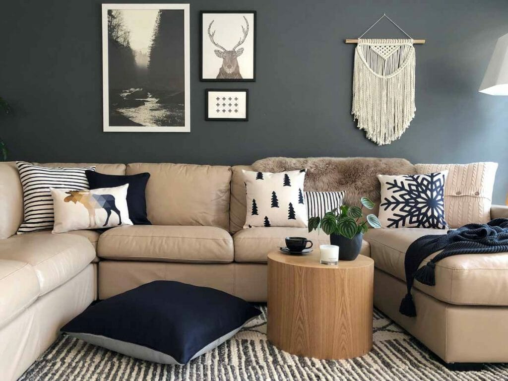 A collection of scandi inspired cushions