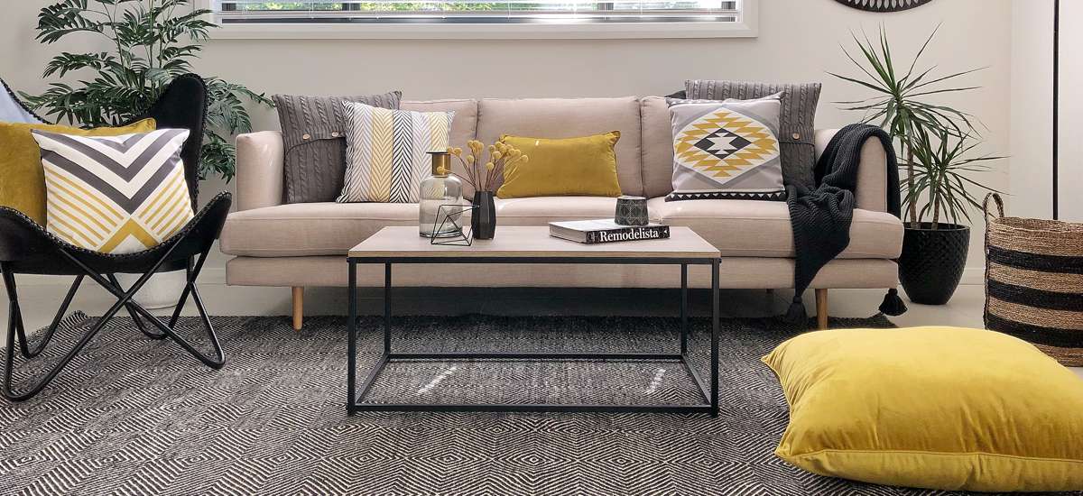 Mustard Floor Cushion atelieryuwa.ciao.jp