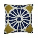 Cushion cover in Blue, White and Olive Green colours (45cmx45cm)
