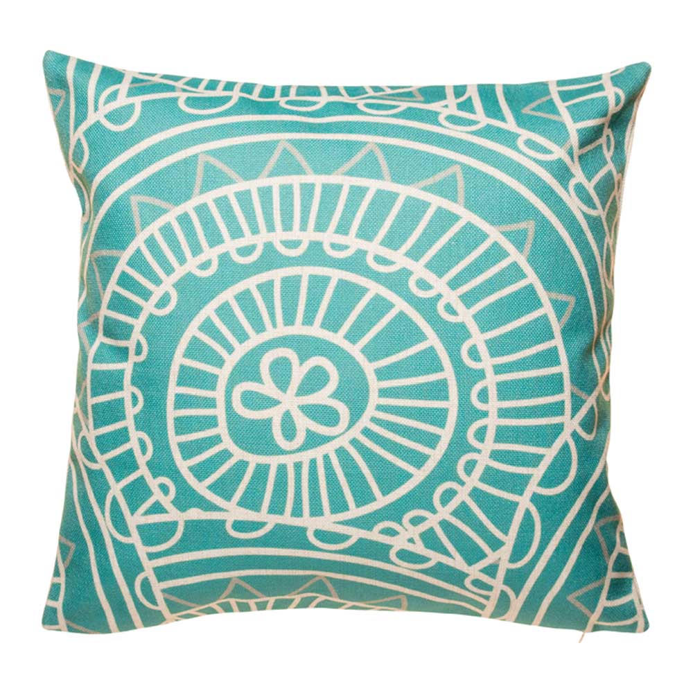 Capri Teal Cushion Cover 45cm X 45cm 45cm X 45cm