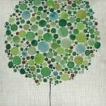 Closer look at the cotton linen cushion cover in different shades of green (45cmx45cm)