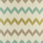 Close up of the Pastel coloured chevron cotton linen cushion(45cmx45cm)
