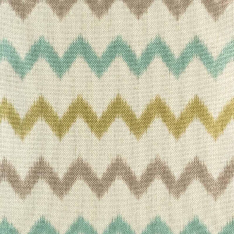 Close up of the Pastel coloured chevron cotton linen cushion(45cmx45cm)