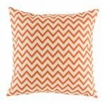 45cmx45cm Small Chevron pattern in Red Cotton linen cushion cover