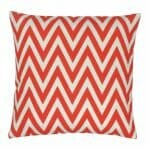 45cmx45cm red chevron cotton linen cushion