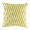 green and white cotton linen cushion cover(45cmx45cm)
