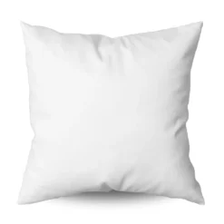 A faux feather 55x55 cushion insert made from microblend material