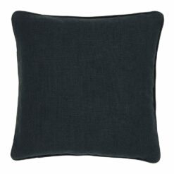 Square black cushion cover
