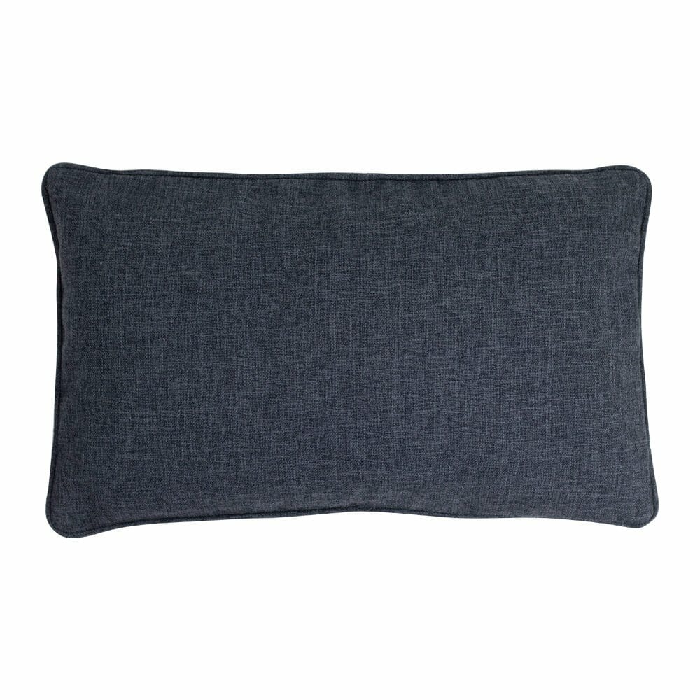 Albon Charcoal Rectangular Cushion Cover - 30cm X 50cm
