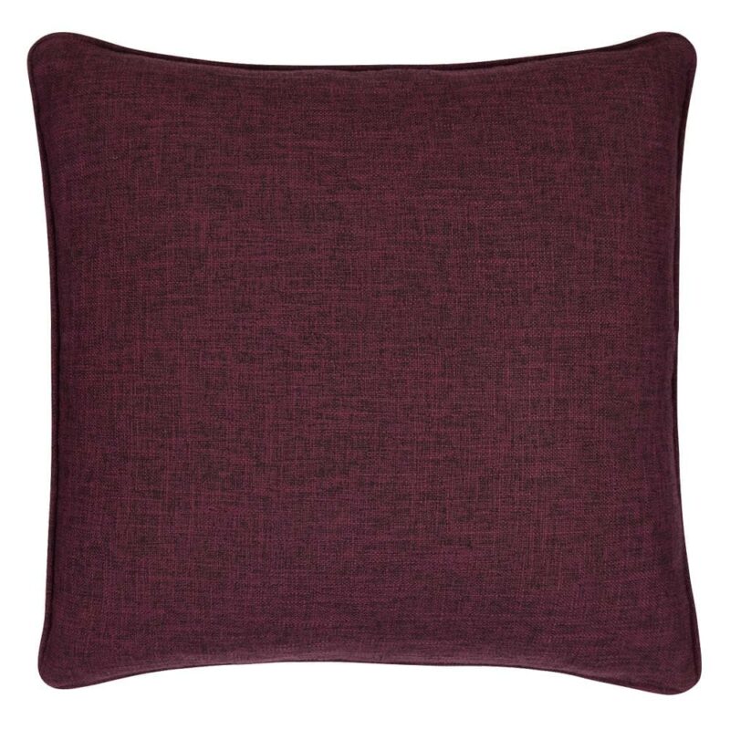 Albon Claret Cushion Cover – 45cm x 45cm - SC537-45 Strikingly beautiful 45x45 soft cushion cover in claret red colour