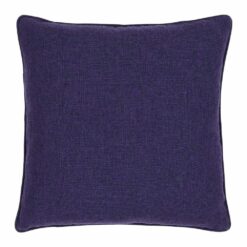 Plum cushion cover made in polyester fabric
