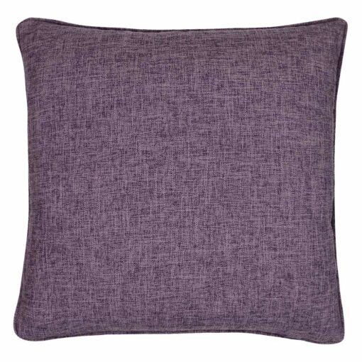 Soft 45x45 cushion cover in beautiful plum colour