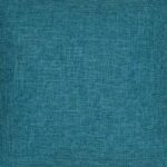Teal square cushion cover made in polyester fabric