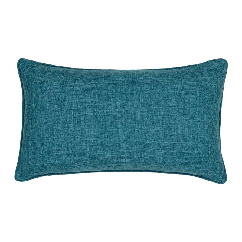 Albon Teal Rectangular Cushion Cover - 30cm x 50cm - SC794-30 Teal-coloured rectangular cushion cover