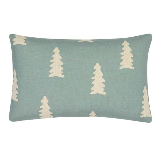 Rectangular cushion cover in Pastel Blue pattern -30x50cm