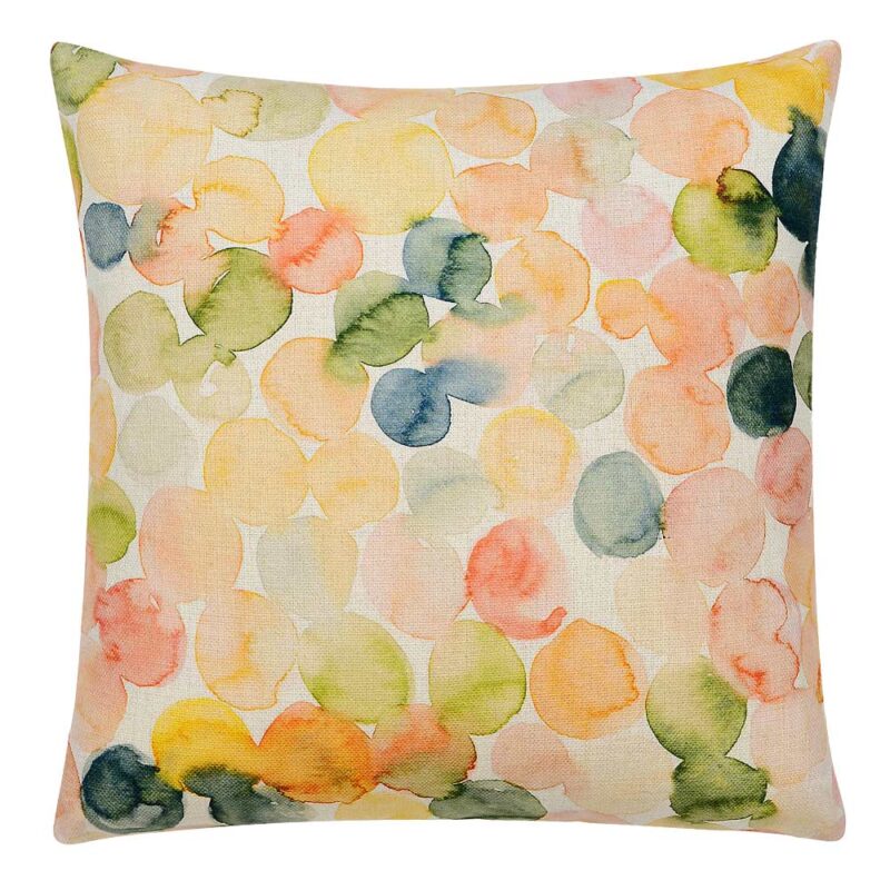 Aquarelle Pink Cushion Cover 45cm x 45cm SC640 45 Photo of colourful watercolour inspired cushion cover