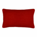 Red-coloured rectangular cushion cover