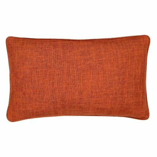30x50 soft cushion cover in burnt orange colour
