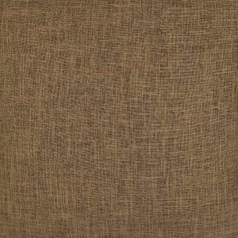 Close up image of a chestnut brown cushion cover made of soft fabric