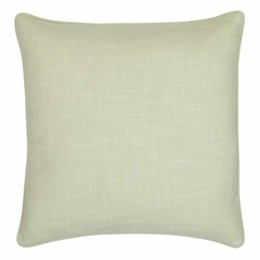 classy cream cushion grey made of soft fabric