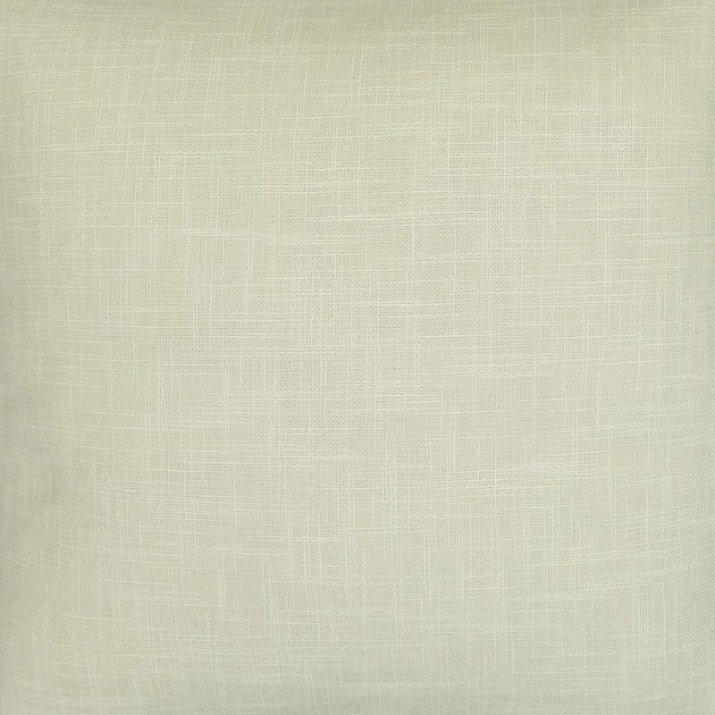 Zoomed photo of soft cushion cover in cream colour