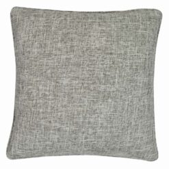 Grey cushion cover made of soft cotton linen